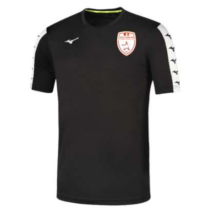 Maillot NARA TEE MIZUNO Blanc ou Noir Etoile Lavalloise Futsal