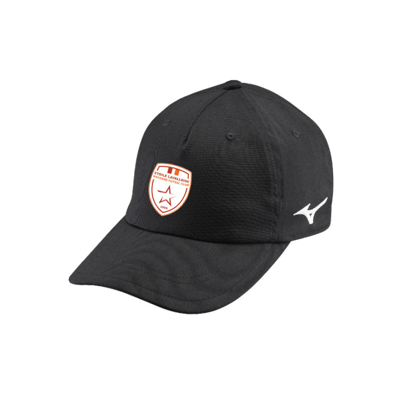 Casquette Mizuno Noir Etoile Lavalloise Futsal (Brodé)