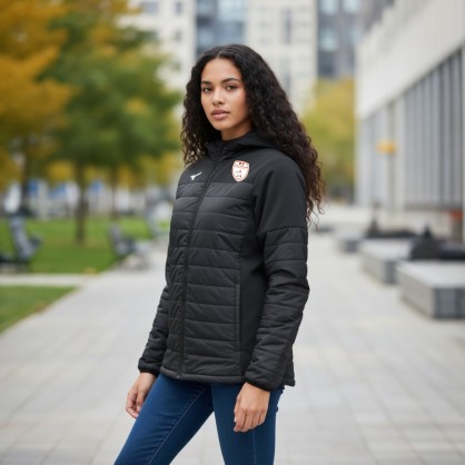 Doudoune hybride Mizuno noir Etoile Lavalloise Futsal