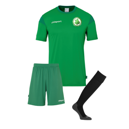 Pack Maillot Vert + Short Vert + Chaussettes Uhlsport AS THIRON