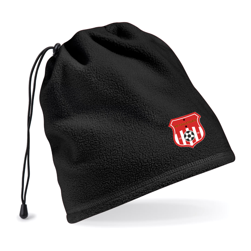 Bonnet / Tour de cou Noir ASF Foulletourte (logo brodé)