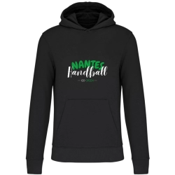 Sweat à capuche coton Ecoresponsable noir Enfant - ASPTT