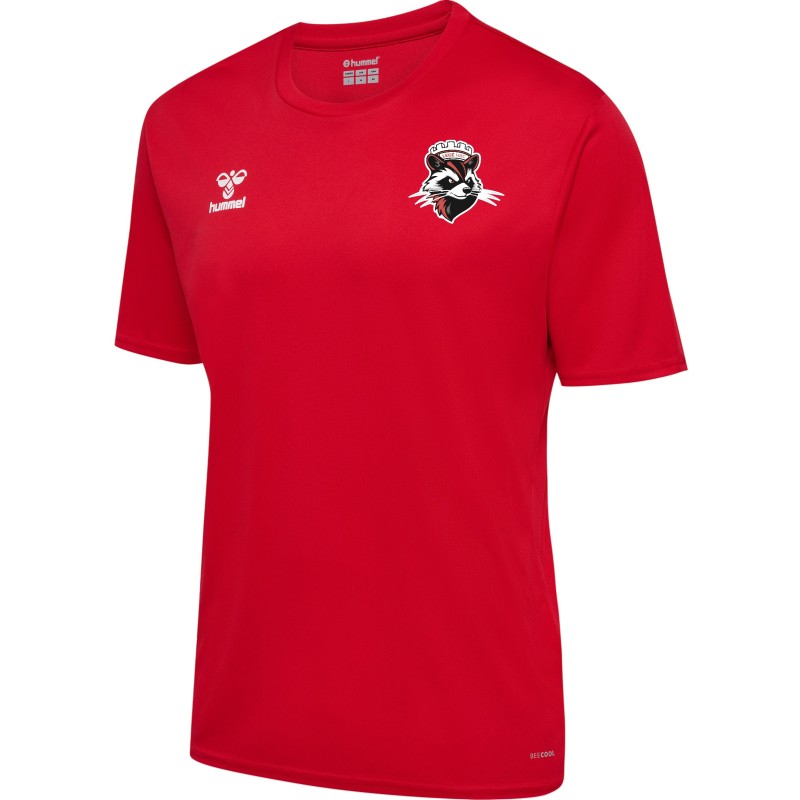 Maillot d'entrainement HUMMEL rouge adulte - LEGÉ HBC