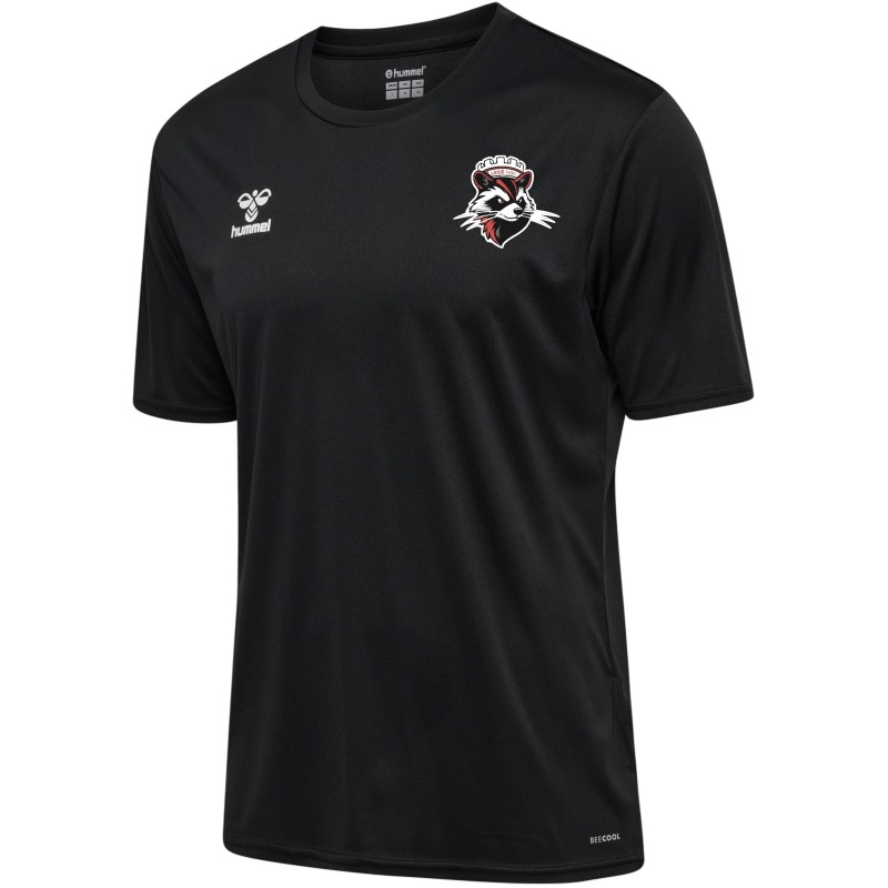 Maillot d'entrainement HUMMEL noir adulte - LEGÉ HBC