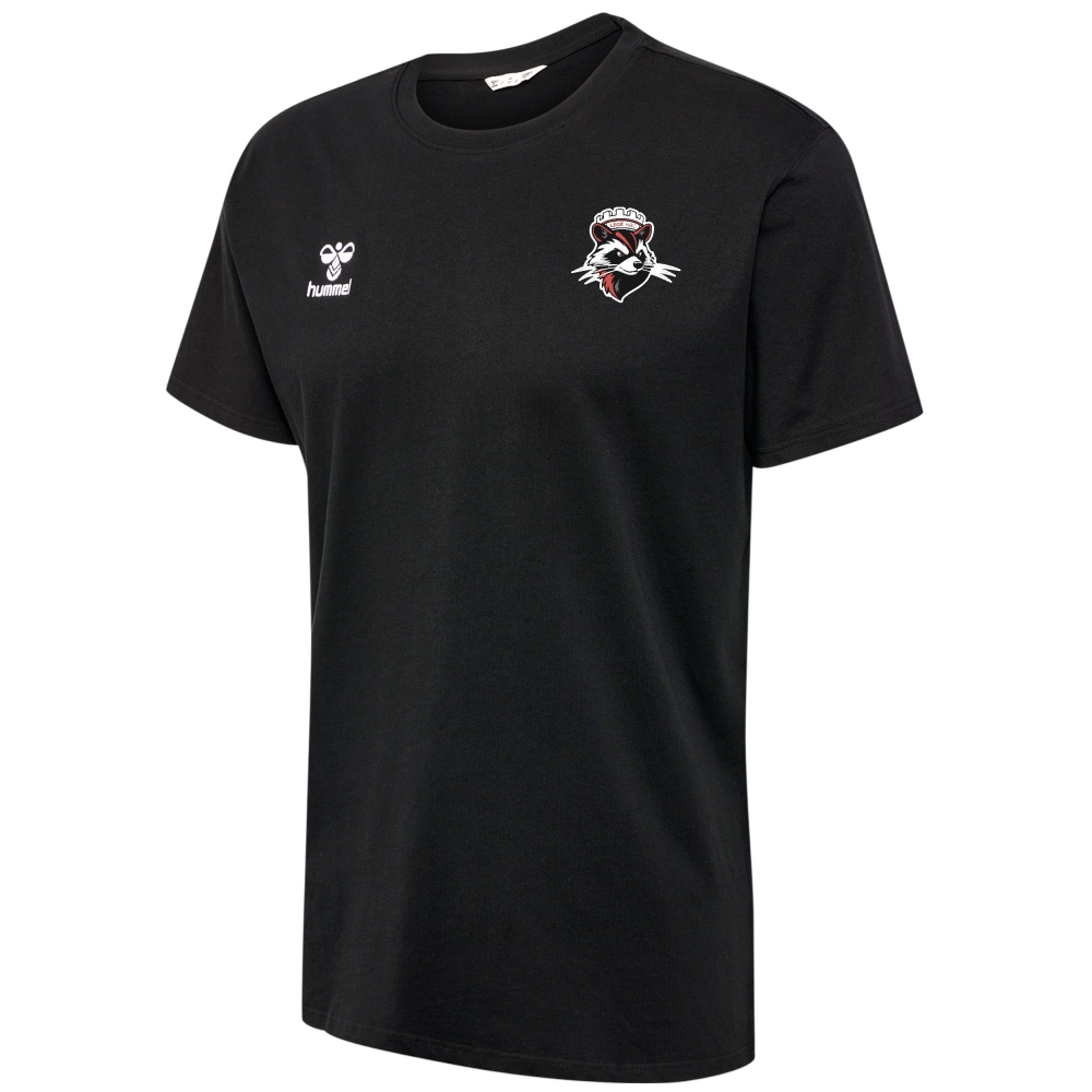 Tee-Shirt coton HUMMEL noir adulte - LEGÉ HBC