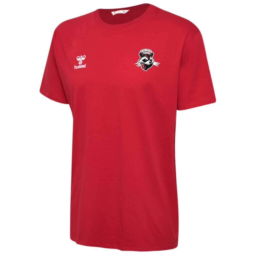 Tee-Shirt coton HUMMEL rouge adulte - LEGÉ HBC