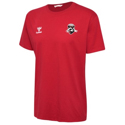 Tee-Shirt coton HUMMEL rouge adulte - LEGÉ HBC