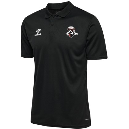 Polo poly HUMMEL noir adulte - LEGÉ HBC