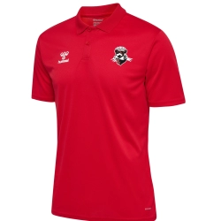 Polo poly HUMMEL rouge adulte - LEGÉ HBC