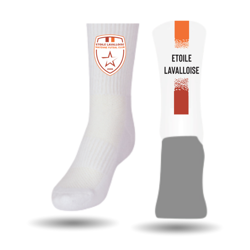 Chaussettes personnalisées Etoile Lavalloise Futsal