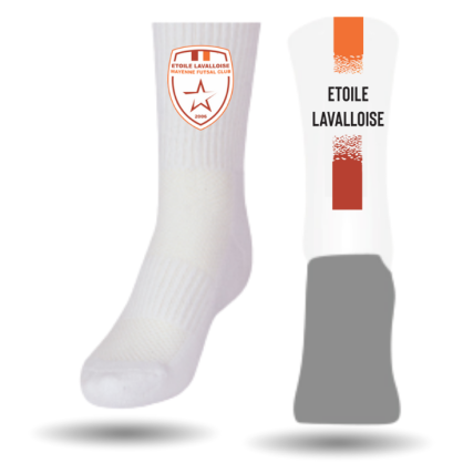 Chaussettes personnalisées Etoile Lavalloise Futsal