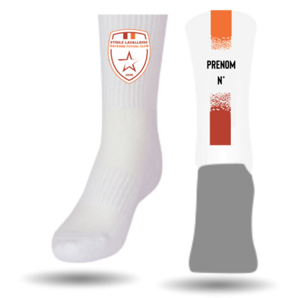 Chaussettes personnalisées Etoile Lavalloise Futsal