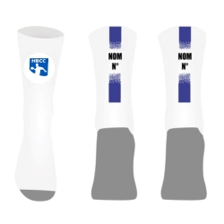 Chaussettes personnalisées Logo HBC Chaponnay + Nom + Numéro
