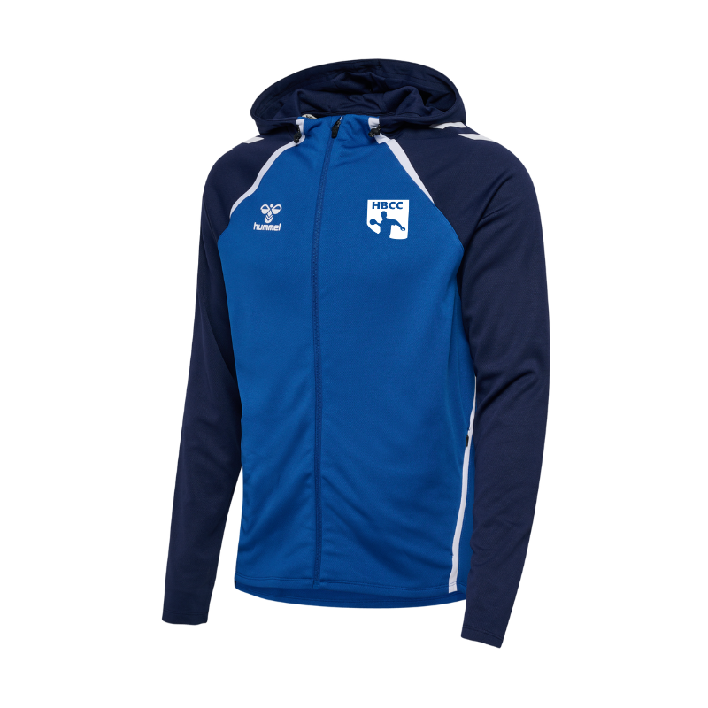 Veste zippée à capuche Hummel Bleu Handball Club Chaponnay