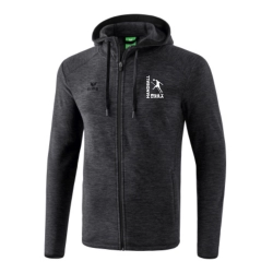 Veste Polaire Noir chiné Brax Handball (logo blanc)