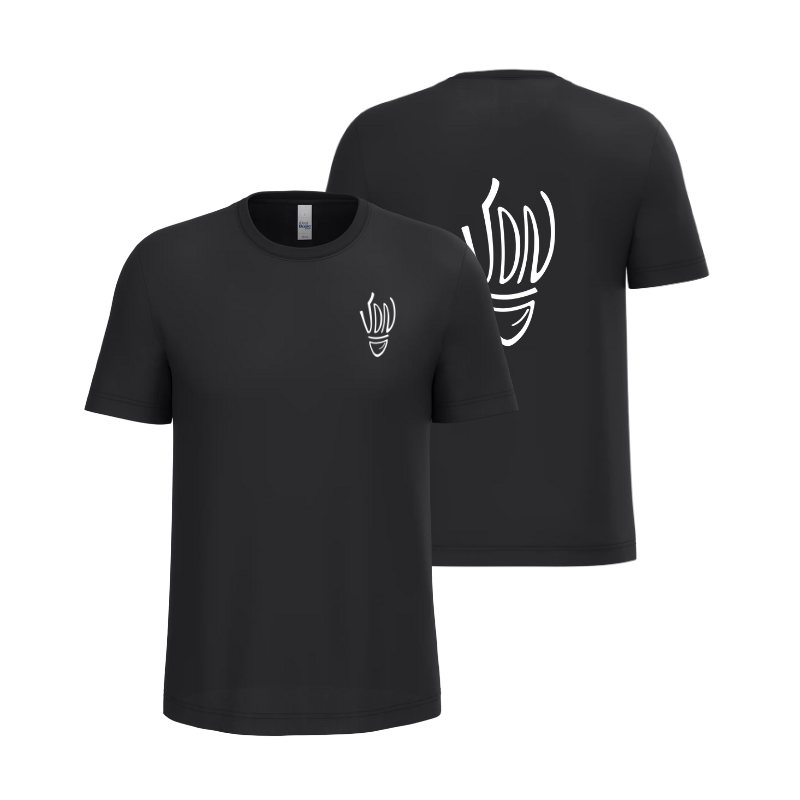 T-shirt coton Noir VDN (2 logos)