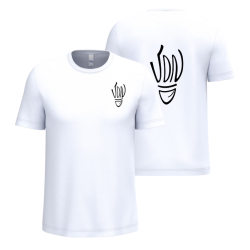 T-shirt coton Blanc VDN (2 logos)