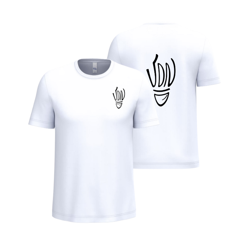T-shirt coton Blanc VDN (2 logos)
