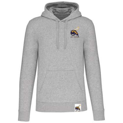 Sweat à capuche Gris Mulsanne Basket (2 logos)