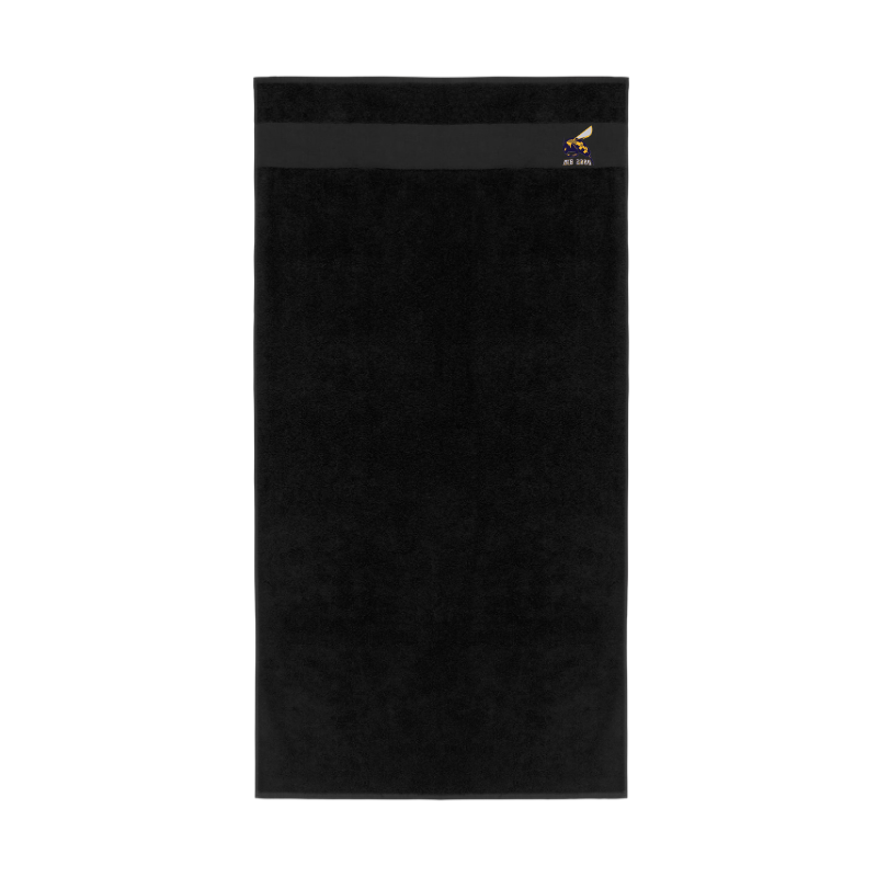 Serviette de toilette Noir Mulsanne Basket (logo brodé)