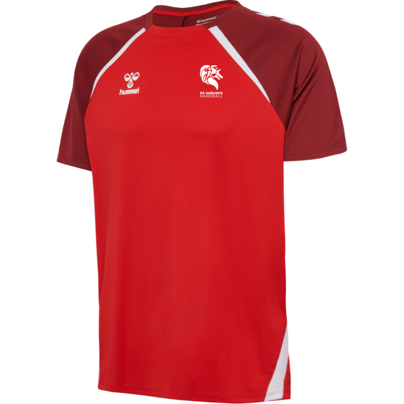 Maillot Rouge Hummel ES Aubance Handball