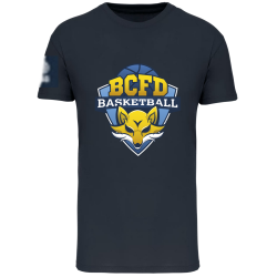 T-shirt Bleu marine BCFD (2 logos)