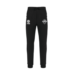 Pantalon de survêtement Noir BCFD (2 logos blancs)