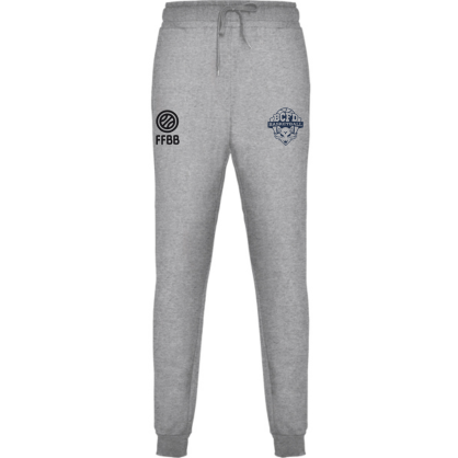 Pantalon de survêtement Gris BCFD (2 logos bleus)