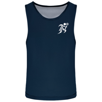 Chasuble réversible Bleu marine/Blanc Patronage Laïque Basket