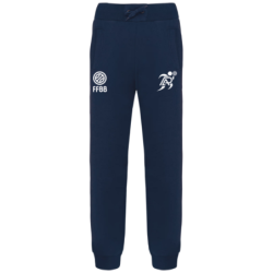 Pantalon de survêtement Bleu marine Patronage Laïque Basket (2 logos)
