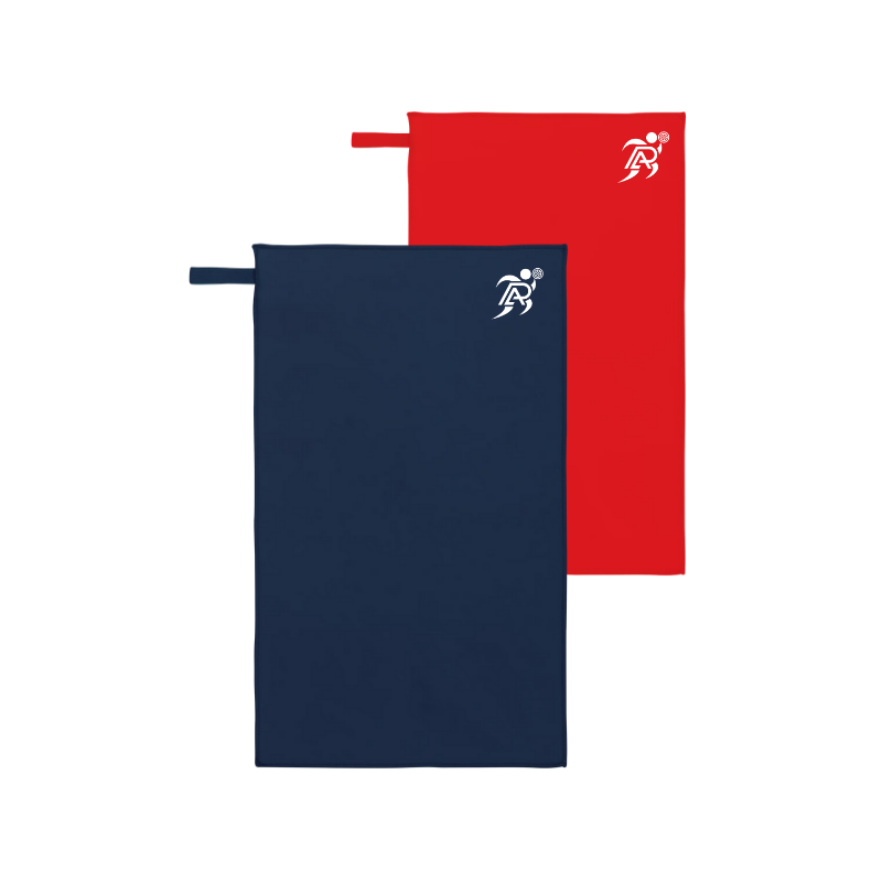 Serviette microfibre Bleu marine ou Rouge Patronage Laïque Basket