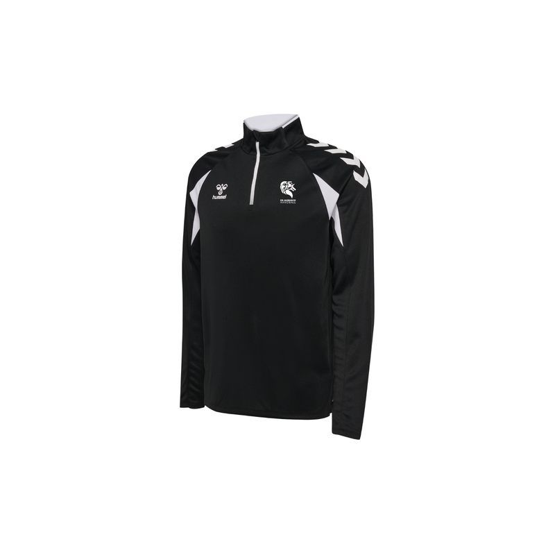 Veste demi-zip Noir Hummel ES Aubance Handball