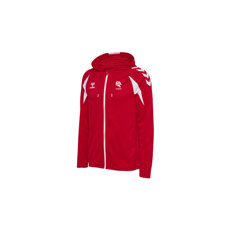 Sweat à capuche zippé Rouge Hummel ES Aubance Handball