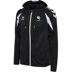 Sweat à capuche zippé Noir Hummel ES Aubance Handball
