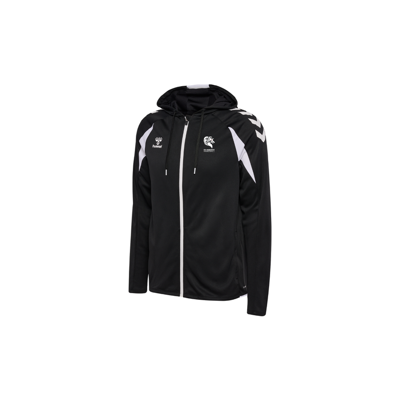 Sweat à capuche zippé Noir Hummel ES Aubance Handball