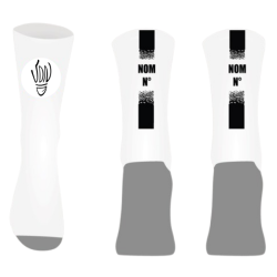 Chaussettes personnalisées Logo VDN + Nom + Numéro