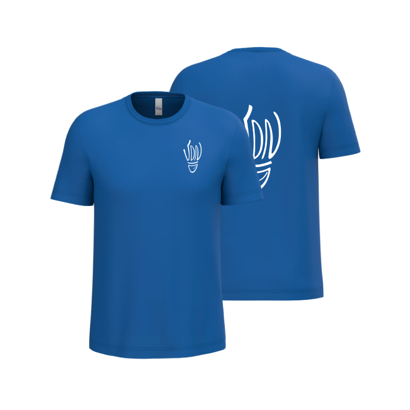 T-shirt coton Bleu VDN (2 logos)