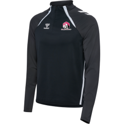 Veste 1/4 zip Hummel Noir Magny Handball (2 logos)