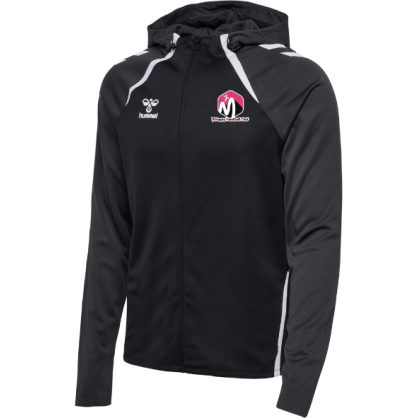 Veste zippée à capuche Hummel Noir Magny Handball (2 logos)