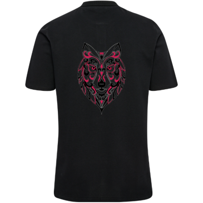 Polo Hummel Noir Magny Handball (2 logos)