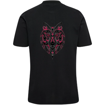 Polo Hummel Noir Magny Handball (2 logos)
