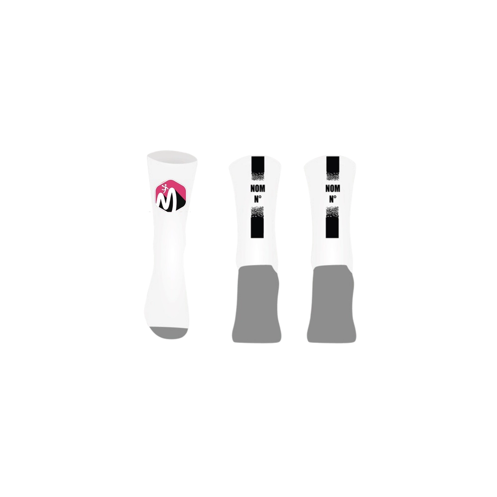 Chaussettes personnalisées Logo Magny Handball + Nom + Numéro