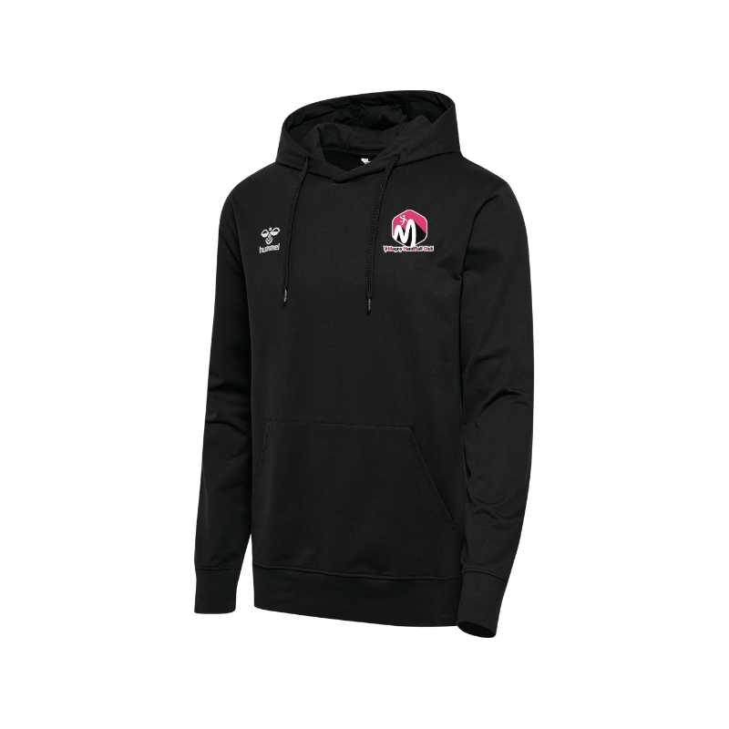 Sweat à capuche Hummel Noir Magny Handball (2 logos)