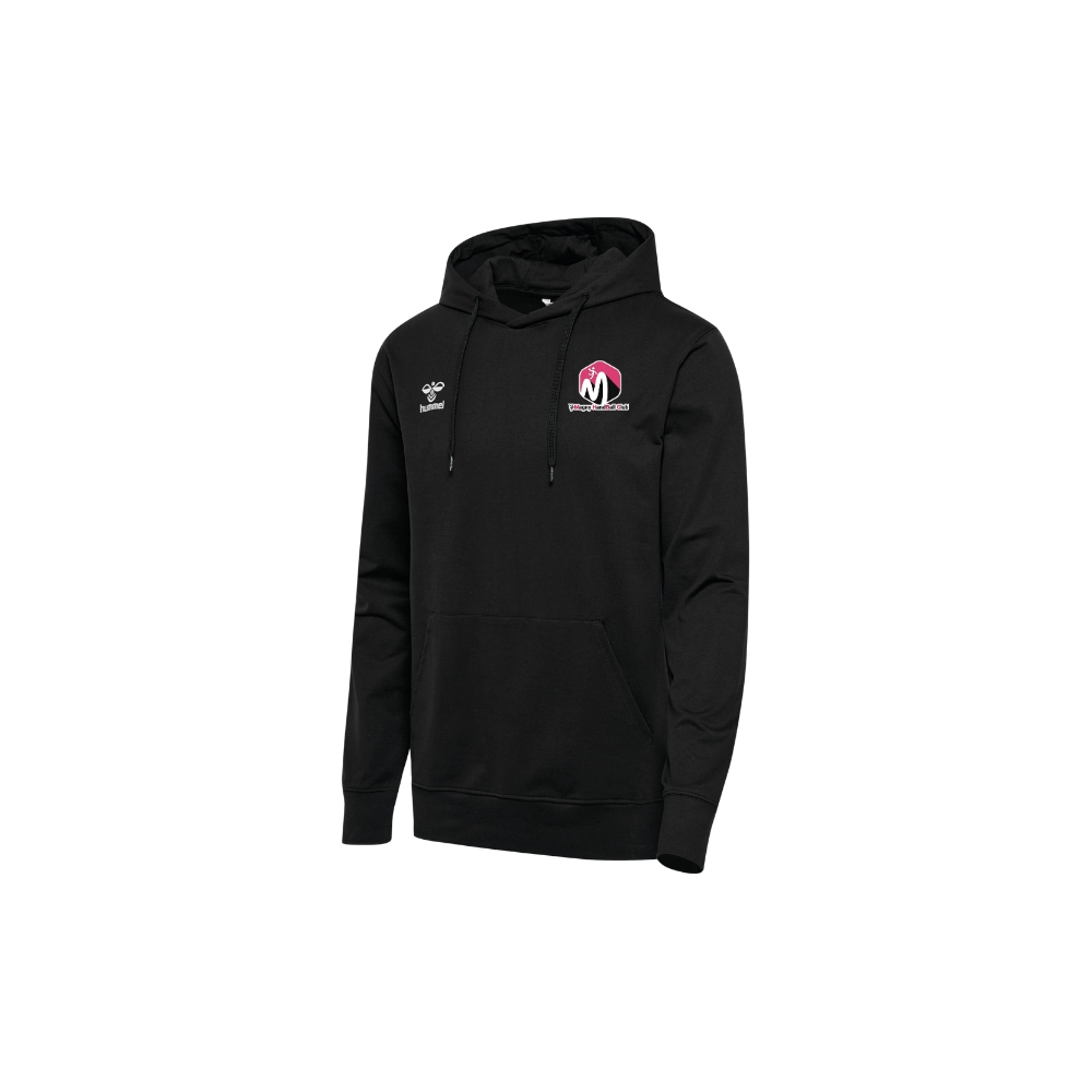 Sweat à capuche Hummel Noir Magny Handball (2 logos)