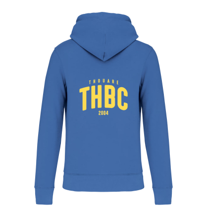 Sweat zippé coton Ecoresponsable bleu Adulte - THBC