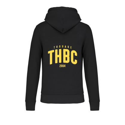 Sweat zippé coton Ecoresponsable noir Adulte - THBC