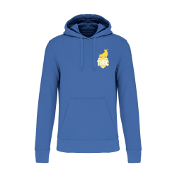 Sweat à capuche coton Ecoresponsable bleu Adulte - THBC