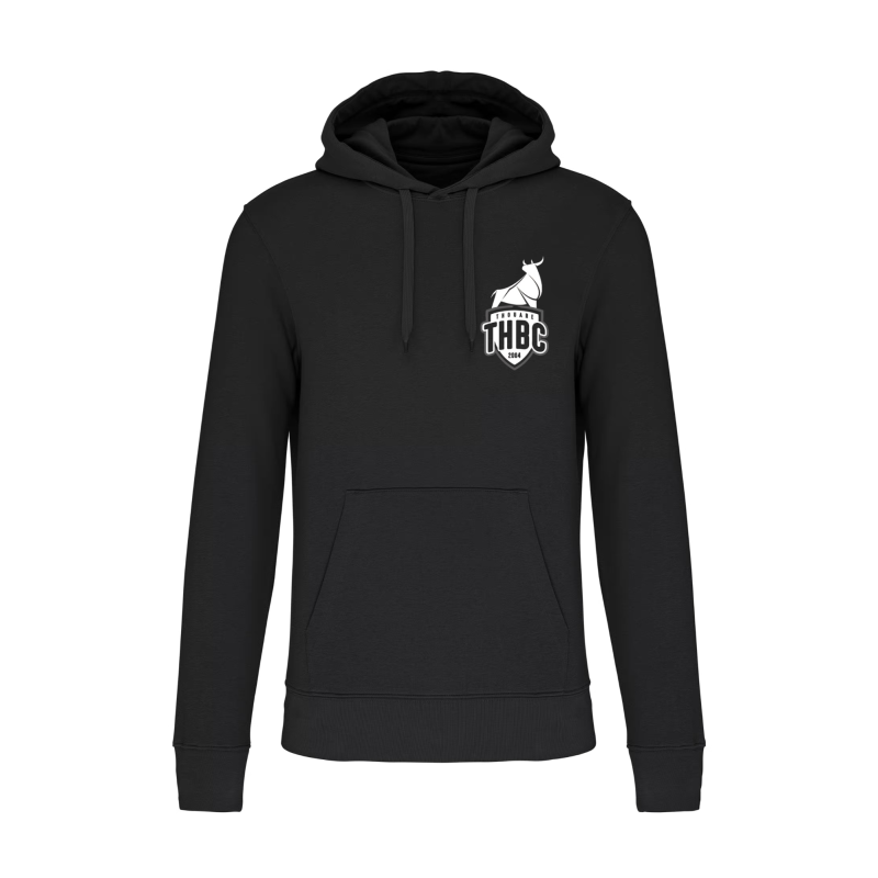 Sweat à capuche coton Ecoresponsable bleu Adulte - THBC