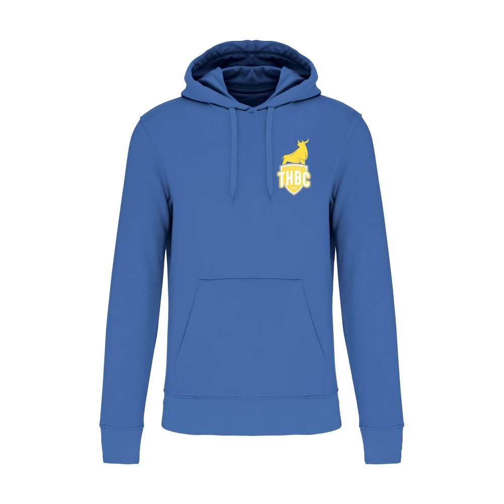 Sweat à capuche coton Ecoresponsable bleu Enfant - THBC