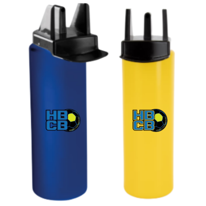 Gourde hygiénique Bleue ou Jaune Handball Club Bonnevalais